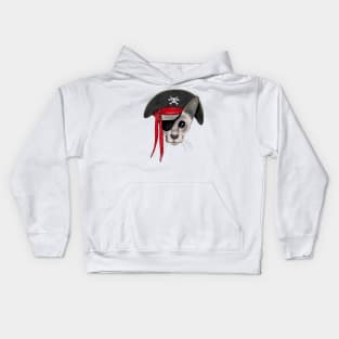 Meow Matey - Fearless Hairless Pirate Cat Kids Hoodie
